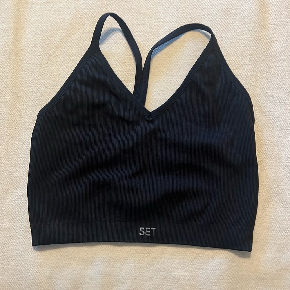 SET ACTIVE ribbed remix bra